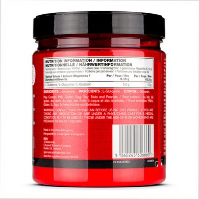 Амінокислота L-глютамін BSN DNA Glutamine 309 г