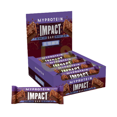 Протеїновий батончик Myprotein Impact Protein Bar Брауні 12x64 г