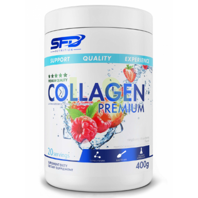 Колаген SFD Nutrition Collagen Premium Малина-Полуниця 400 г