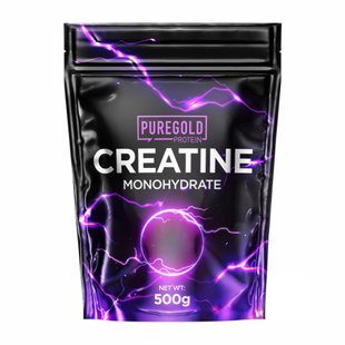 Креатин моногідрат Pure Gold Creatine Monohydrate Thunder Без смаку 500 г