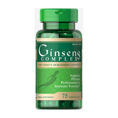 Женьшень комплекс Puritans Pride Ginseng Complex 75 капсул