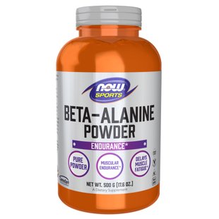 Бета-аланін Now Foods Beta Alanine Powder 500 г