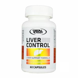 Вітаміни для печінки Real Pharm Liver Control 60 капсул