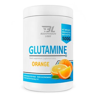 Аминокислота L-глутамин Bodyperson Labs Glutamine Апельсин 500 г