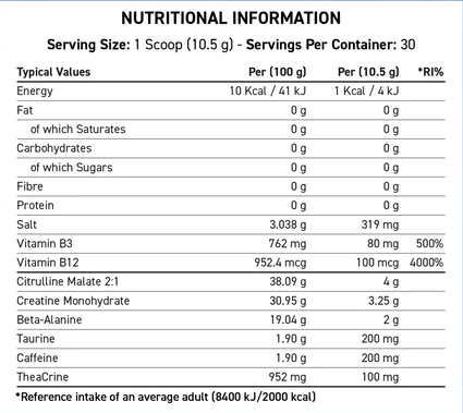 Предтренировочный комплекс Applied Nutrition ABE Яблоко 315 г