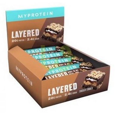 Протеїновий батончик Myprotein Layered Bar Печиво 12x60 г