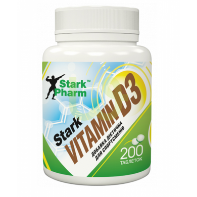 Вітамін D3 Stark Pharm Vitamin D3 2000 IU 200 таблеток