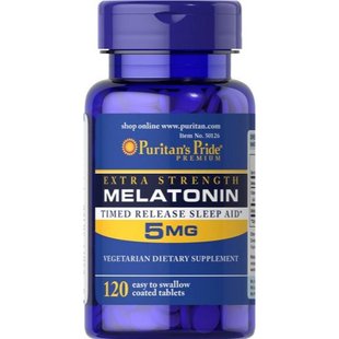 Мелатонин Puritans Pride Melatonin 10 мг 60 капсул