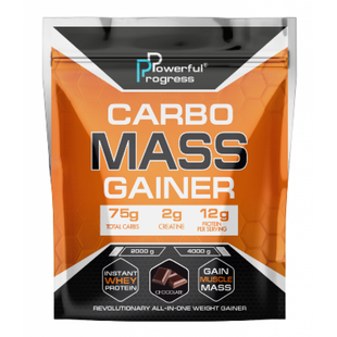 Гейнер Powerful Progress Carbo Mass Gainer Шоколад 4000 г