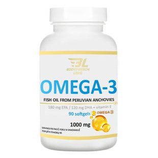 Омега-3 жирні кислоти Bodyperson Labs Omega 3 90 капсул