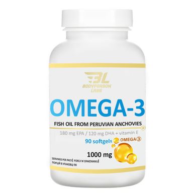 Омега-3 жирні кислоти Bodyperson Labs Omega 3 90 капсул