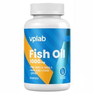 Риб'ячий жир VPLab Fish Oil 120 капсул