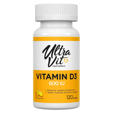 Вітамін D3 VPLab Vitamin D3 600 IU - 120 капсул