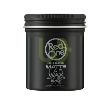 Матовий віск павутинка для волосся RedOne Matte Hair Wax Black 100 мл