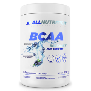 Амінокислота Allnutrition BCAA Max Support Instant Чорниця 500 г