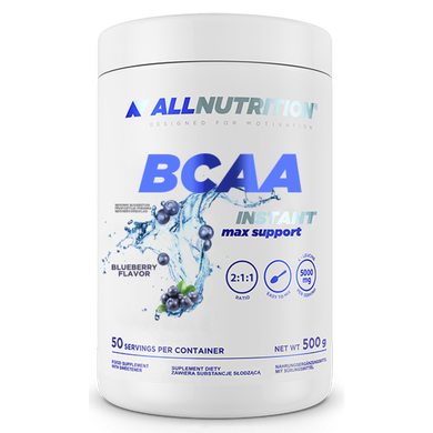 Амінокислота Allnutrition BCAA Max Support Instant Чорниця 500 г