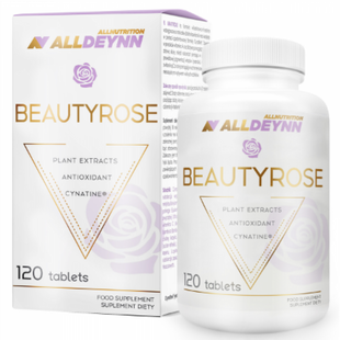 Кератин для шкіри нігтів та волосся Allnutrition ALLDeynn Beautyrose 120 таблеток