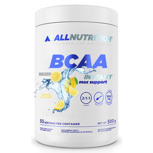 Аминокислота Allnutrition BCAA Max Support Instant Лимон 500 г