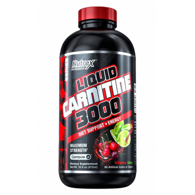 Жиросжигатель L-карнитин Nutrex Liquid L-Carnitine 3000 Ягоды 480 мл