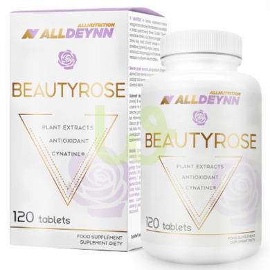 Кератин для шкіри нігтів та волосся Allnutrition ALLDeynn Beautyrose 120 таблеток