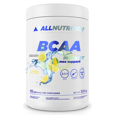 Аминокислота Allnutrition BCAA Max Support Instant Лимон 500 г