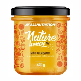 Натуральный крем-мед Allnutrition Nature Honey Апельсин 400 г