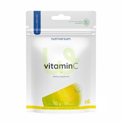 Вітамін С Nutriversum Vitamin C 30 таблеток