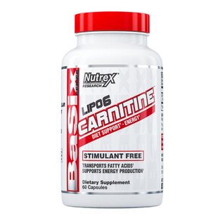 Жироспалювач L-карнітин Nutrex Lipo 6 Carnitine 60 капсул