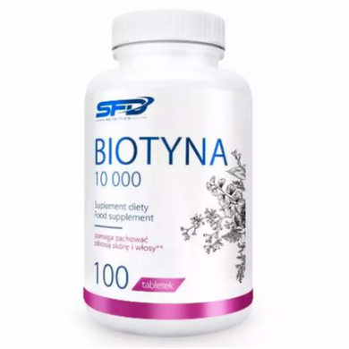 Біотин SFD Nutrition Biotyna 10000 мкг 100 таблеток