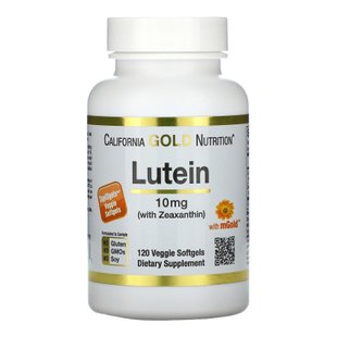 Лютеин Калифорния Gold Nutrition Lutein 10 мг 120 капсул