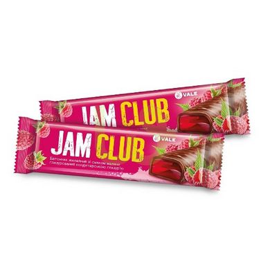 Желейный батончик VALE Jam Club Малина 40 г