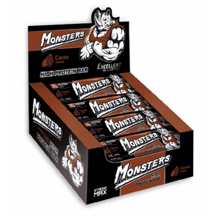 Протеиновый батончик Monsters Strong Max Какао 20х80 г