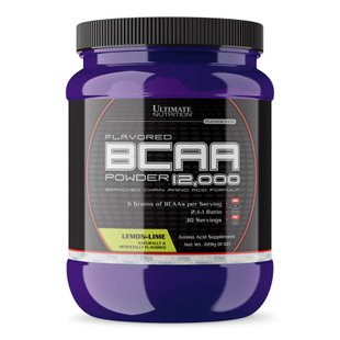 Амінокислота Ultimate Nutrition BCAA Powder 12000 Лимон-Лайм 228 г