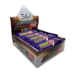 Протеїновий батончик Power Pro Protein Bar 36% Брют 20x60 г