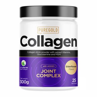 Колаген для суглобів Pure Gold Collagen Joint Complex Бузина 300 г