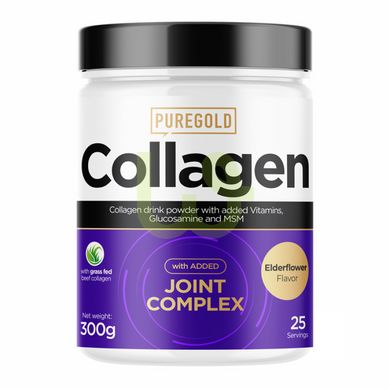 Колаген для суглобів Pure Gold Collagen Joint Complex Бузина 300 г