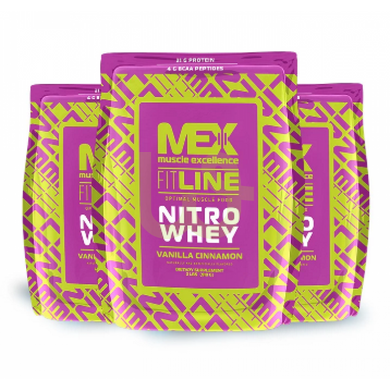 Протеин изолят MEX Nutrition Nitro Whey Ваниль-корица 2270 г