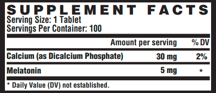 Мелатонін для сну Nutrex Melatonin 5 мг 100 капсул