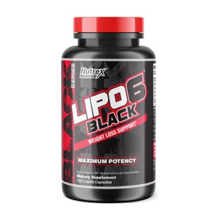 Жиросжигатель Nutrex Lipo 6 Black 120 капсул