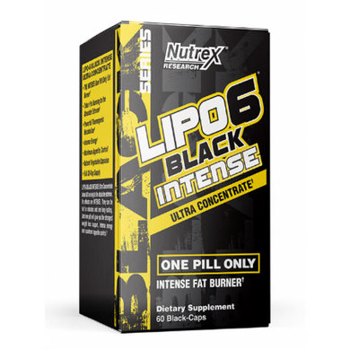 Жиросжигатель Nutrex Lipo 6 Black Intense 60 капсул