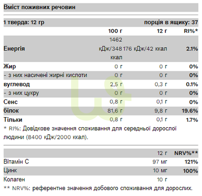 Колаген Pure Gold Collagen Яблуко 450 г