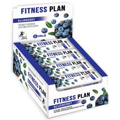 Мюслі батончик VALE Fitness Plan Muesli Bar Чорниця 30x25 г