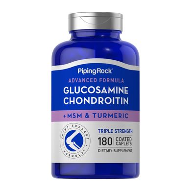 Глюкозамін і хондроїтин Piping Rock Glucosamine Chondroitin 180 капсул