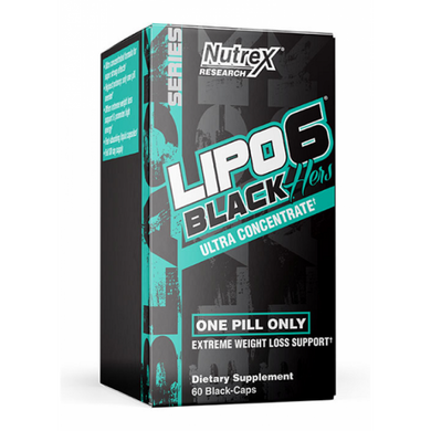 Жироспалювач Nutrex Lipo 6 Black Hers UC 60 капсул