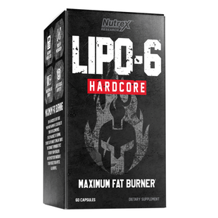 Жироспалювач Nutrex Lipo-6 Hardcore 60 таблеток