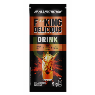 Безкалорійний напій Allnutrition Fitking Delicious Drink Кола-Лимон 9 г