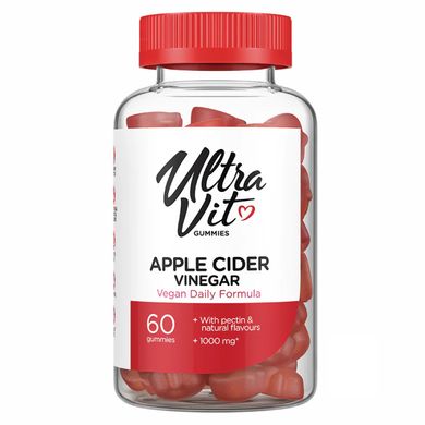 Жевательные таблетки VPLab Apple Cider с яблочным уксусом 60 шт.