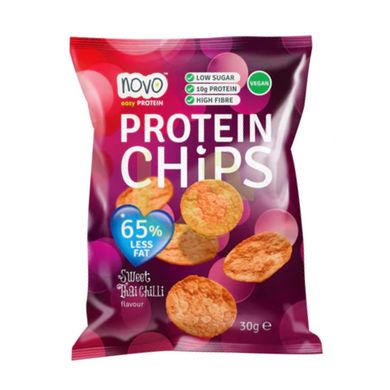 Протеїнові чіпси Novo Nutrition Protein Chips Солодкий тайський чілі 30 г