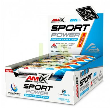 Енергетичний батончик Amix Sport Power Energi Snack Bar Манго 20x45 г