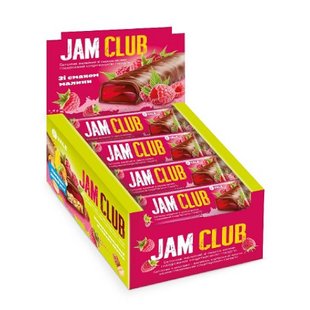 Желейный батончик VALE Jam Club Малина 24x40 г